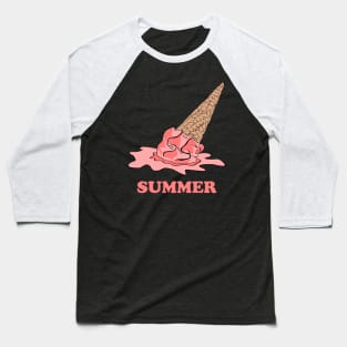 Summer Ice Cream Baseball T-Shirt